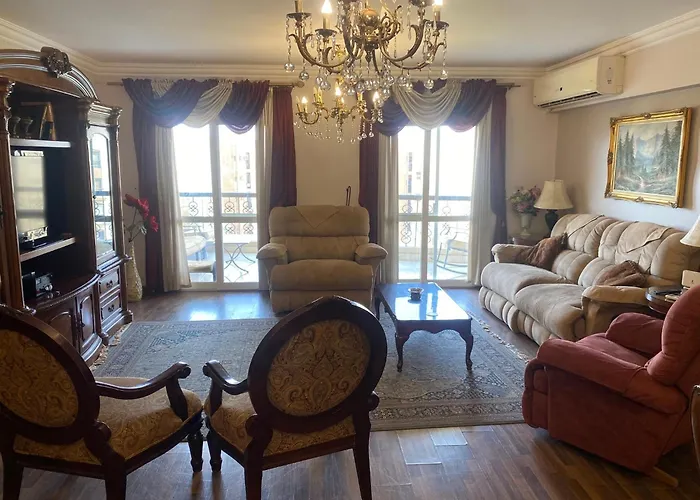 Elegant And Spacious Luxury Apartment In Al Rehab Gated Community, New Cairo
